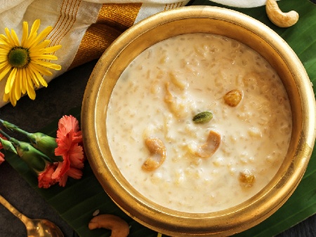 Paal Payasam Индийско мляко с ориз с кондензирано мляко и масло Гий - снимка на рецептата